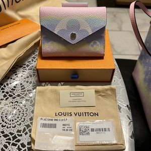 Louis Vuitton pastel wallet